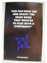 Metallica Promo Poster and Metalica - $256.80 MXN