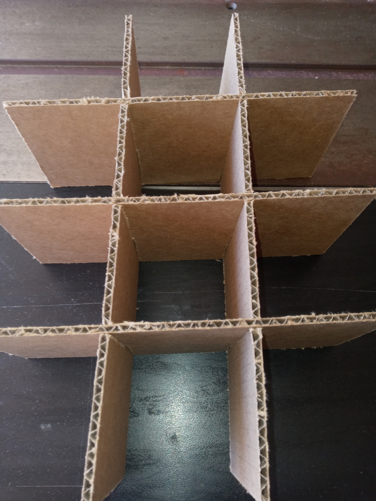 Cardboard Dividers 5 Sets 12&quot; X 9&quot; X 4&quot; High 12 cell B 12-4-03 &amp; B 9-4-02 - $3.75