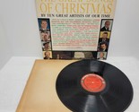 THE GREATEST SONGS OF CHRISTMAS Percy Faith Burl Ives Mitch Miller LP LI... - $6.40