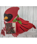 Cardinal Red Bird Christmas Tree Topper Figurine Ornament Nature Wildlif... - £35.85 GBP