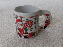 Vintage Nancy Pew Giftwares Company Santa Claus Christmas Coffee Mug Cup - £9.54 GBP