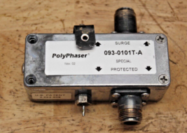 Polyphaser 093-0101T-A   N-Type RF Surge Suppressor - $19.94