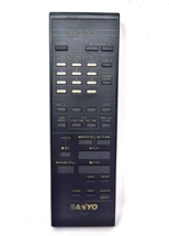 Sanyo IR 9100 TV Television VCR Remote Control Black - £11.26 GBP