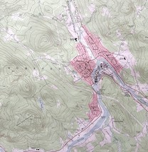 Map Rumford Maine 1969 Topographic Geological Survey 1:24000 27 x 22&quot; TOPO7 - $23.62