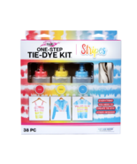 Tulip One-Step Tie-Dye Kit, Stripes, (Coral, Yellow and Sky Blue), 38 Pi... - £15.68 GBP