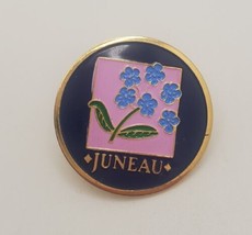 Juneau Alaska Collectible Souvenir Travel Tourist Lapel Pin Pinchback Fl... - £13.08 GBP