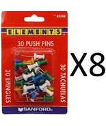 240 Count Colorful Push Pins - $8.23