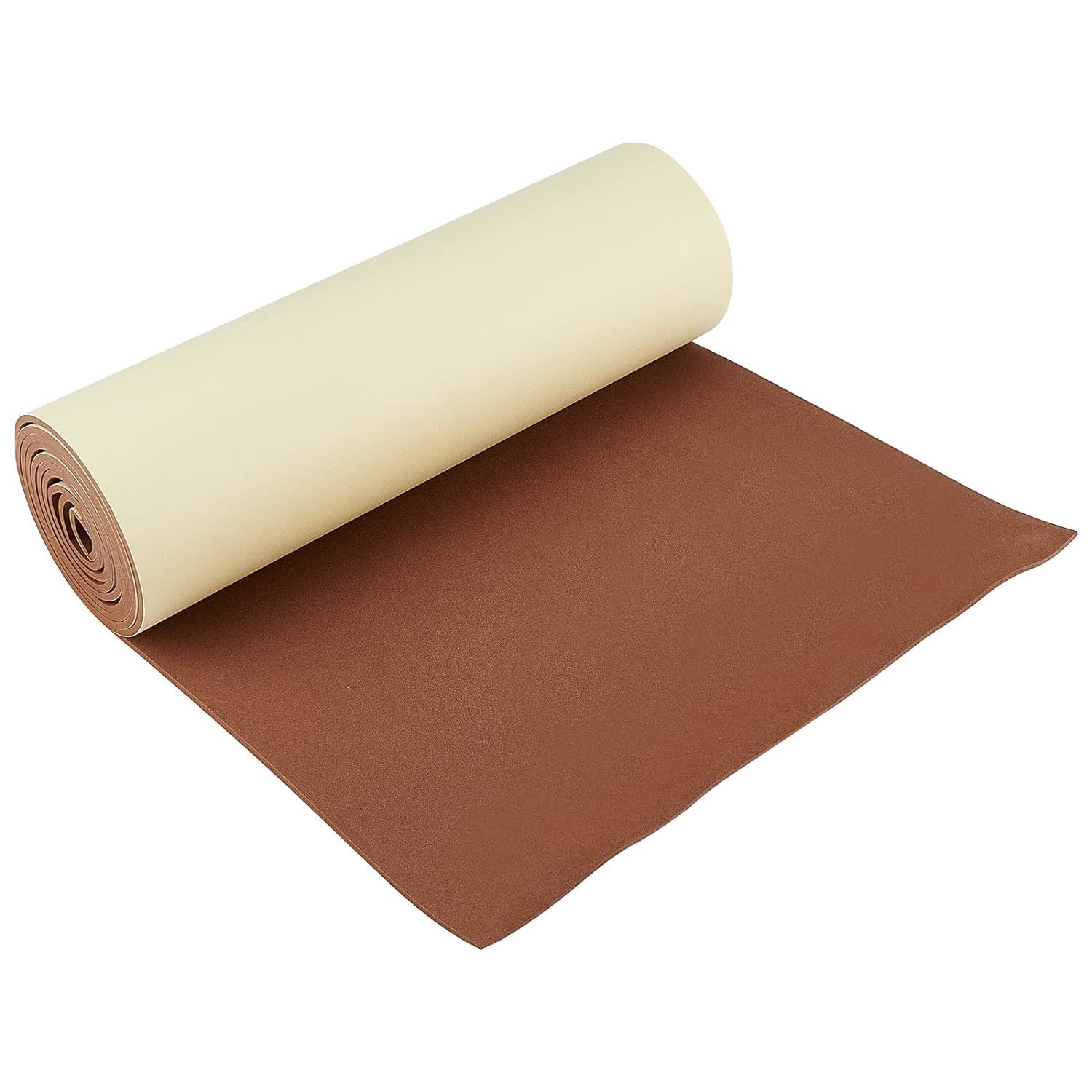 Primary image for 78.7X12 Inch Brown Self-Adhesive Eva Foam Roll, 3Mm Thick Sticky Upholstery Foam