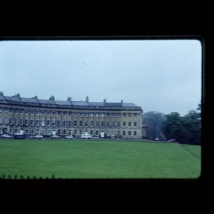 The Royal Crescent Hotel Bath England July 1977 Found Slide Photo Original - £6.67 GBP