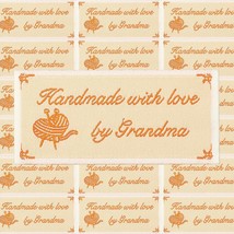 20 Pieces Iron On Grandma Labels Handmade With Love By Grandma Tags Pers... - $12.99