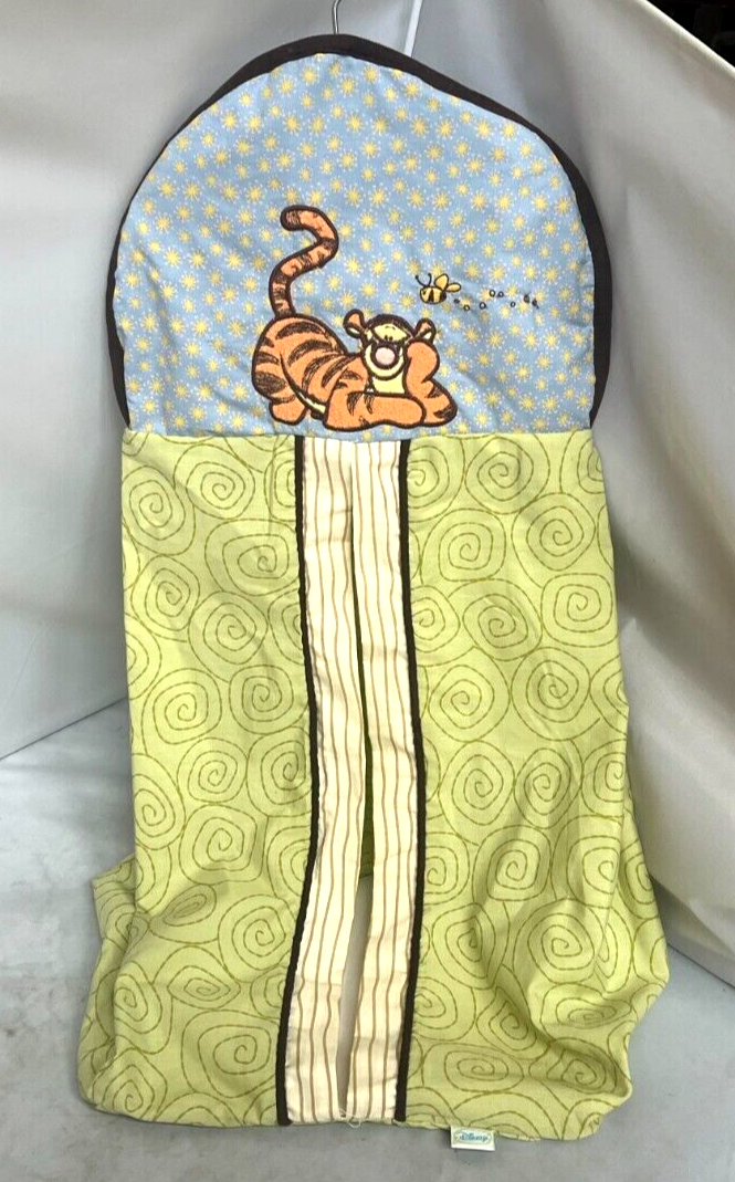VTG Winnie The Pooh & Friends Baby Hanging Diaper Stacker Tigger DISNEY CLEAN - $42.52