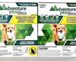 2 Packs Adventure Plus For Dogs 3-10 Lb 4 Month Supply Triple Flea Prote... - $33.99