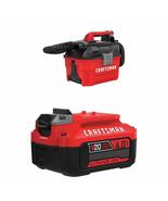 Craftsman V20 Cordless Vacuum Cleaner, Shop Vac Wet/Dry, 2 Gallon, 7ft H... - $122.45