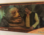 Star Wars Widevision Trading Card 1997 #12 A Deal Is Struck Han Solo Jabba - $2.48