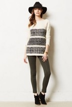 Nwt $298 Anthropologie Ailin Ivory Pullover Sweater By Amateurs M - £93.01 GBP