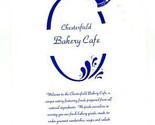 Chesterfield Bakery Cafe Menu Chesterfield Missouri 1990&#39;s St Louis Area - $17.80