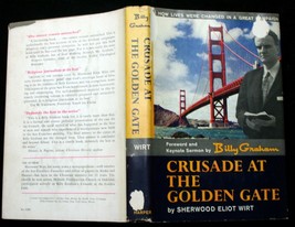 Sherwood Eliot Wirt Crusade At The Golden Gate Billy Graham 1959 hc1st P Evangel - £8.32 GBP