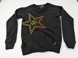 Fox Racing Rockstar Energy Sweatshirt Sweater  Shirt Women&#39;s Size Small Y2K VTG - £15.63 GBP