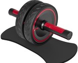 Metal Handle Ab Roller Wheel With Knee Pad Abdominal Exercise For Home G... - $29.99