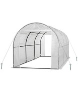 Large Walk In Outdoor Greenhouse, High Tunnel Hoop House, Grow Plant, Wh... - $5,827.30 MXN