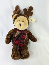 Eddie Bauer Reindeer Bear Plush 15 Inch Stuffed Animal Toy - $16.95