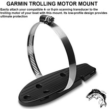 GARMIN TROLLING MOTOR MOUNT - 4 Or 8-PIN Scanning Transducer To Trolling... - $26.48