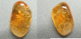 Amber Honey Color Polished Natural Amber Stone - $6.00