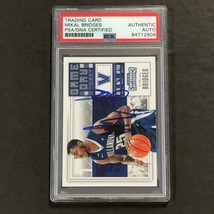 2018 Panini Contenders #10 Mikal Bridges Signed Card AUTO PSA Slabbed Villanova - £79.92 GBP