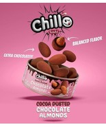 Pack of 4 cans Cocoa Dusted Milk Chocolate Covered Almonds by Chillo Foods - $329.02 MXN