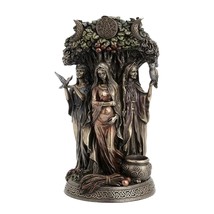 Danu Irish Triple Goddess of the Tuatha De Danann Hekate Bronze Finish Statue - £72.33 GBP