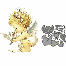 Angel Baby Dove Metal Cutting Dies Card Making Scrapbooking Decoration Craft - £10.71 GBP