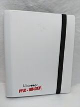 Arctic White Ultra Pro Pro-Binder 4 Pocket Binder - $15.82 CAD