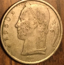 1950 Belgium 5 Francs Coin - £1.50 GBP