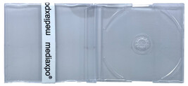 SLIM Import CD-5 Maxi SUPER Clear CD Jewel Cases J Card European 7.2mm - $18.82+