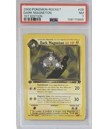 2000 Pokemon Rocket 1st Edition Base Set Dark Magneton  #28/82 PSA 7 - $58.37 CAD