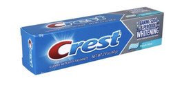 Crest Whitening Flouride Anti-Cavity  ToothPaste:2.4oz/68gm-Fresh Mint. - $8.79