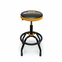 GEARWRENCH Adjustable Height Swivel Shop Stool, 26&quot; To 31&quot; - 86992,Black - £99.14 GBP