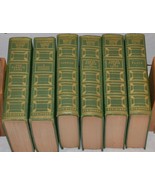 SIX Volumes GREEN &amp; Gold Hardbacks John Galsworthy Compact Edition Set - £37.95 GBP