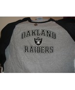 Oakland Raider&#39;s Large (L) Black/Gray 3/4 sleeve jersey - $21.00