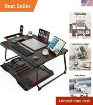 Laptop Desk for Bed, XX-Large Foldable Bed Tray Table for Eating Breakfa... - $102.28