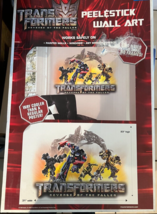 Transformers Peel & Stick Wall Art Poster   31" by 23" - NEW - Made in USA - $19.95