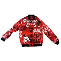 Mens PRO STANDARD Chicago Bulls NBA Satin Bomber Jacket Sz XL NWOT - $74.24