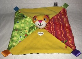Lamaze Tomy Cat Blankie Ribbon Tags Patches Lovey Security Baby Blanket ... - $13.99