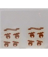 Vintage 1980s Sandylion 16pc Glow In The Dark &amp; Fuzzy Sticker Designs Lo... - $118.80