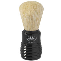 OMEGA Shaving Brush Pure Bristles #10810 available in Maroon or Black - £10.02 GBP