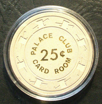 (1) 25 Cent Palace CLUB Casino Chip - 1970s - Reno, Nevada - Card Room - $29.95