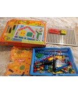 Quercetti Tecno 80 Piece Building Set educational engineering carry case - $18.69