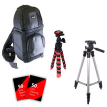 Flexible & Tall Tripod & More for Canon EOS Rebel T6 T5 & All Digital Cameras - £67.93 GBP