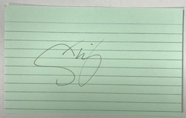 Sting Signed Autographed 3x5 Index Card - $35.00