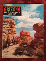 Rare Arizona Highways Magazine April 1958 Dragoon Sulphur Springs Valley - £15.31 GBP